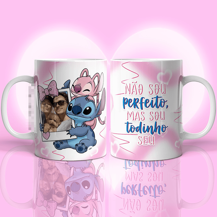 17 Artes para Caneca Stitch Namorados Arquivo em Png 5
