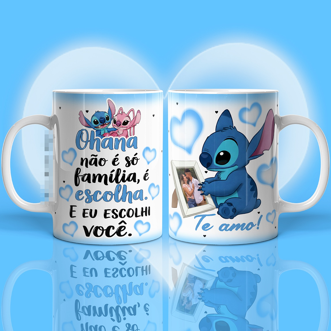 17 Artes para Caneca Stitch Namorados Arquivo em Png 6