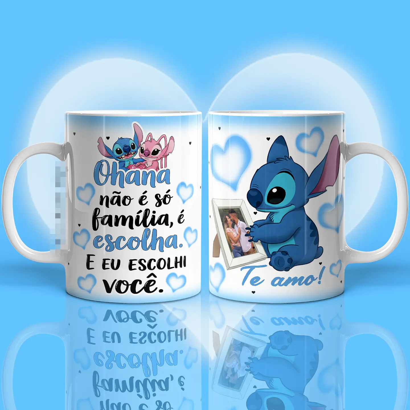 17 Artes para Caneca Stitch Namorados Arquivo em Png 6