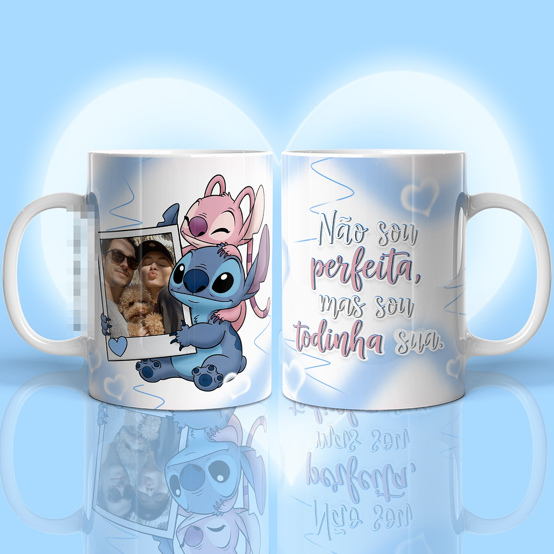 17 Artes para Caneca Stitch Namorados Arquivo em Png 8