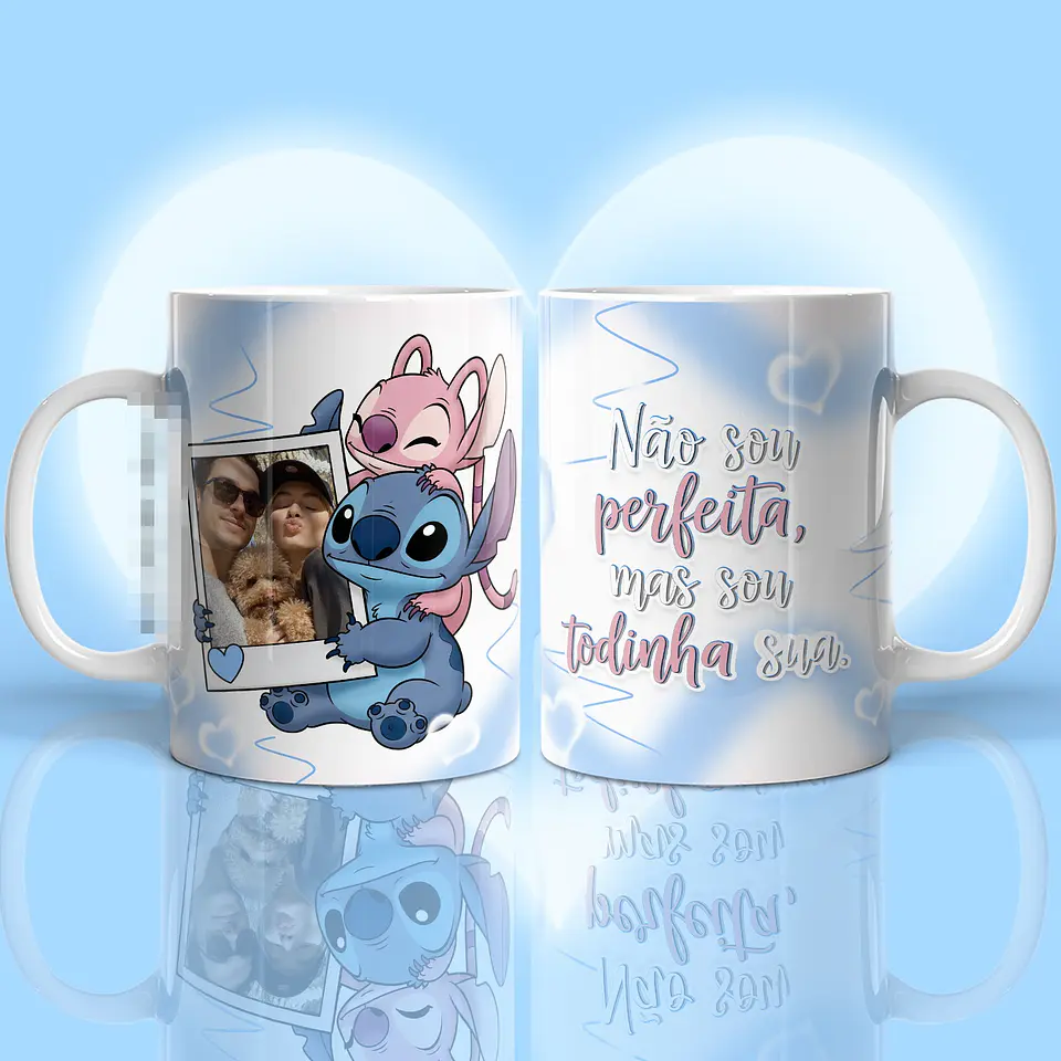 17 Artes para Caneca Stitch Namorados Arquivo em Png 8