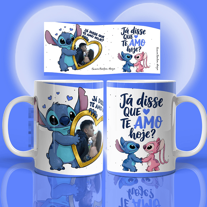 17 Artes para Caneca Stitch Namorados Arquivo em Png 9
