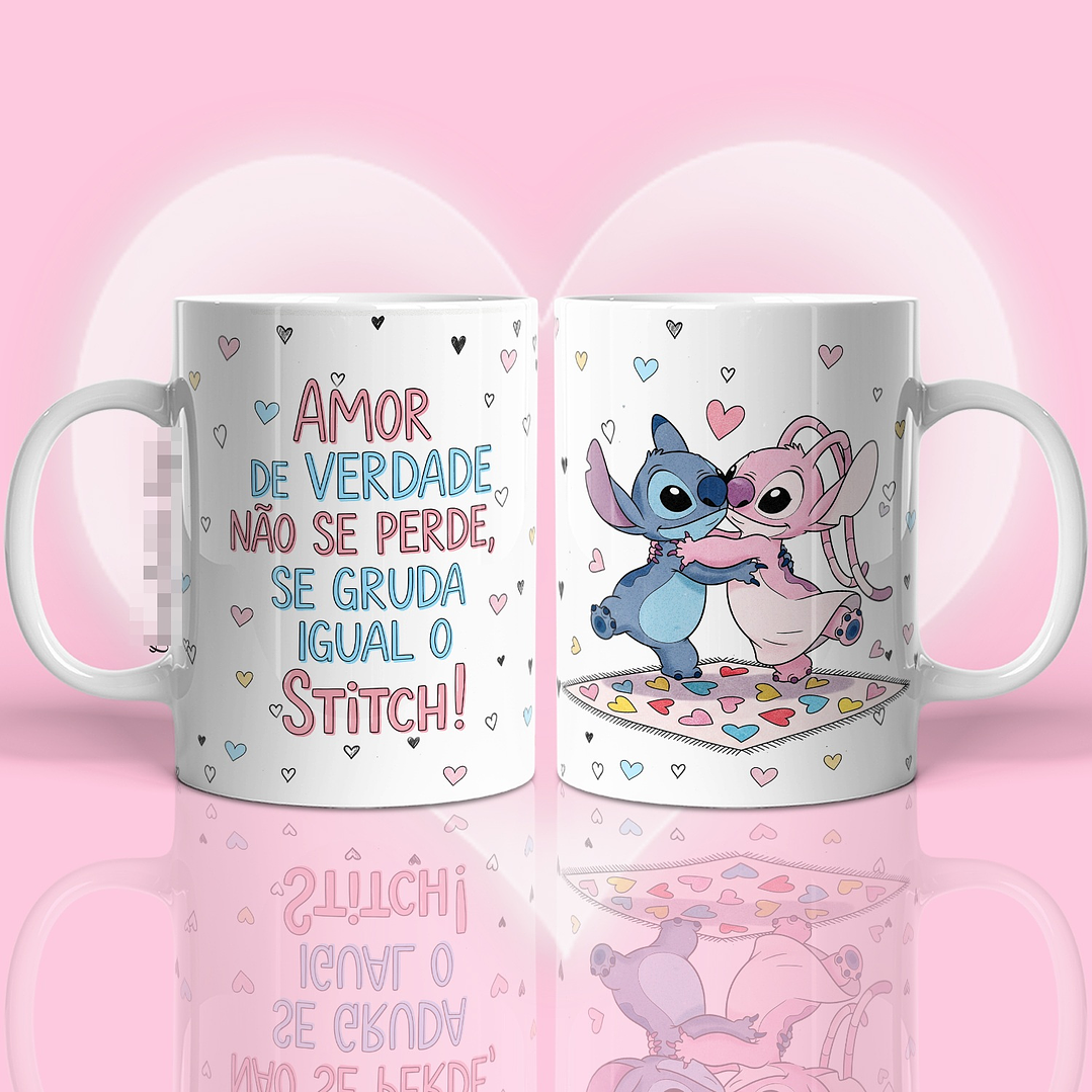 17 Artes para Caneca Stitch Namorados Arquivo em Png 10