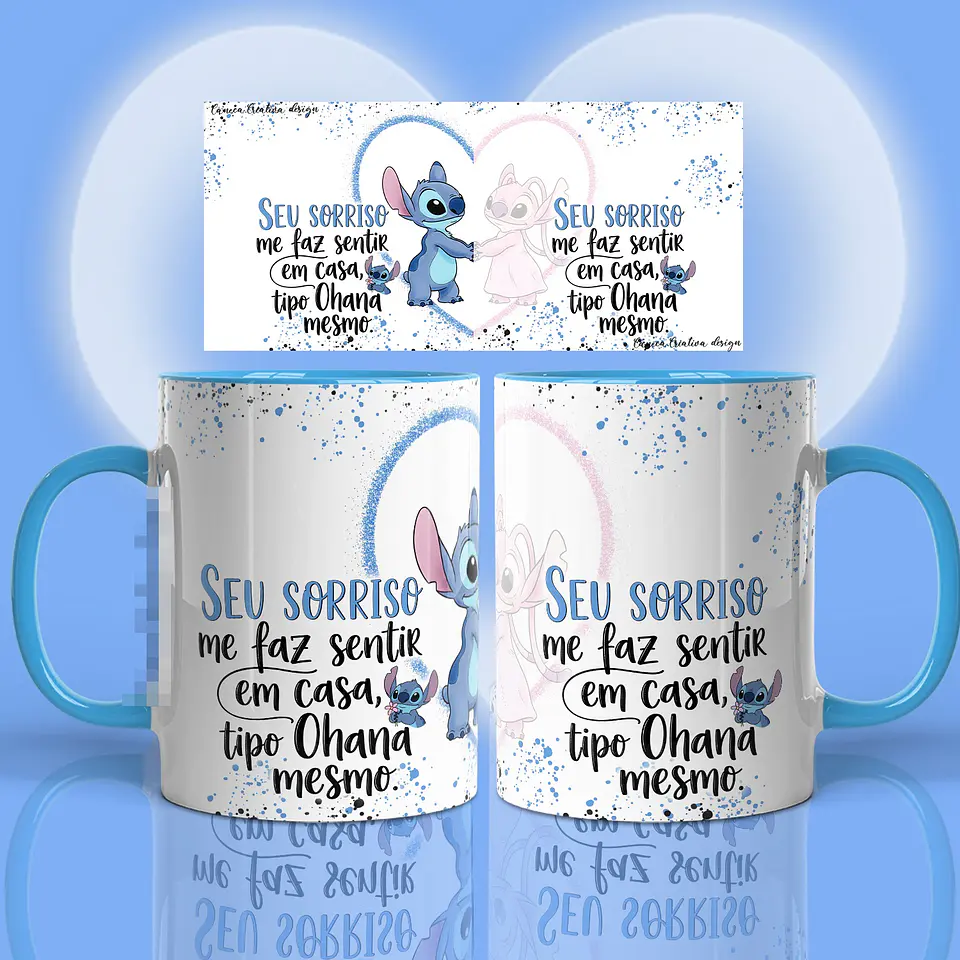 17 Artes para Caneca Stitch Namorados Arquivo em Png 14