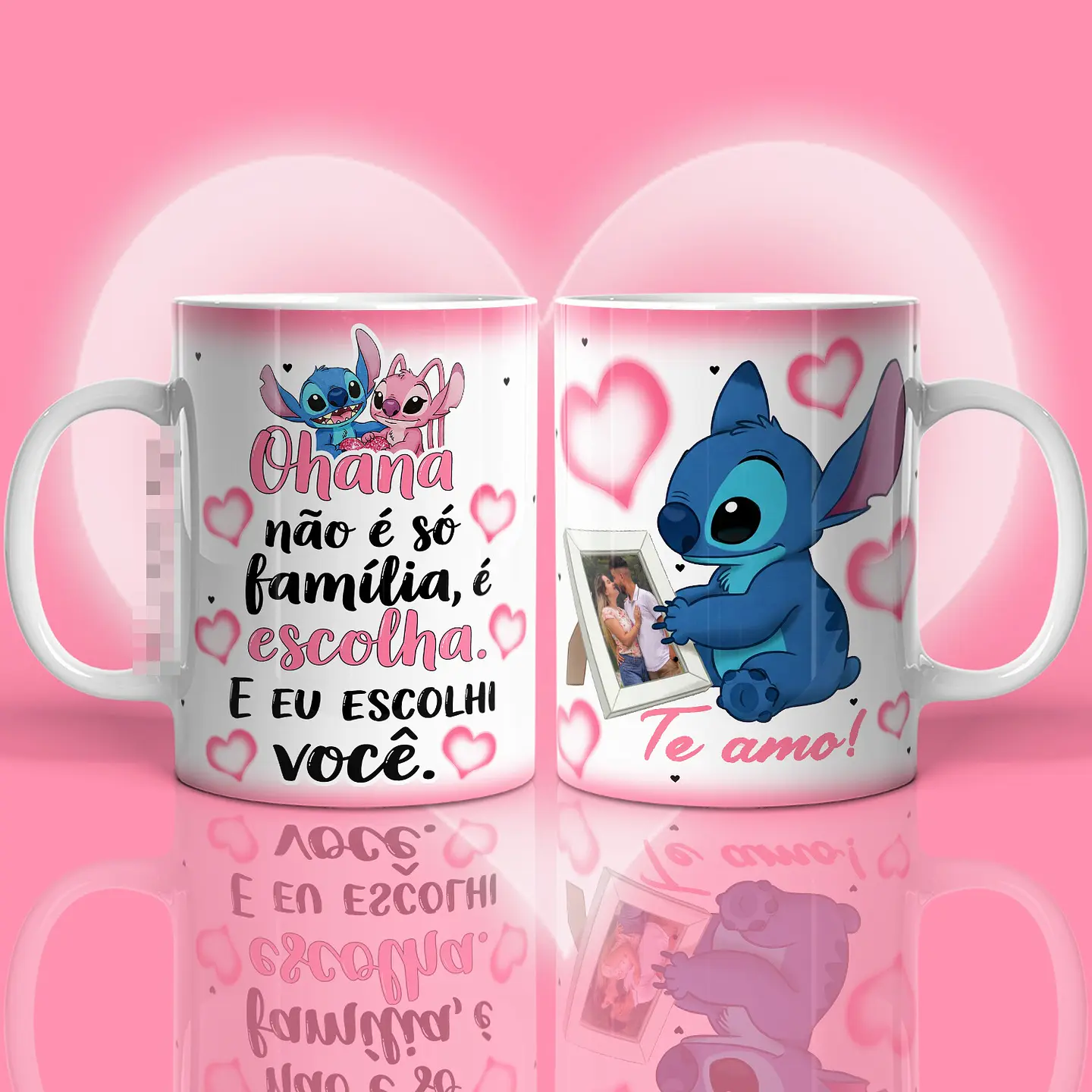 17 Artes para Caneca Stitch Namorados Arquivo em Png 17