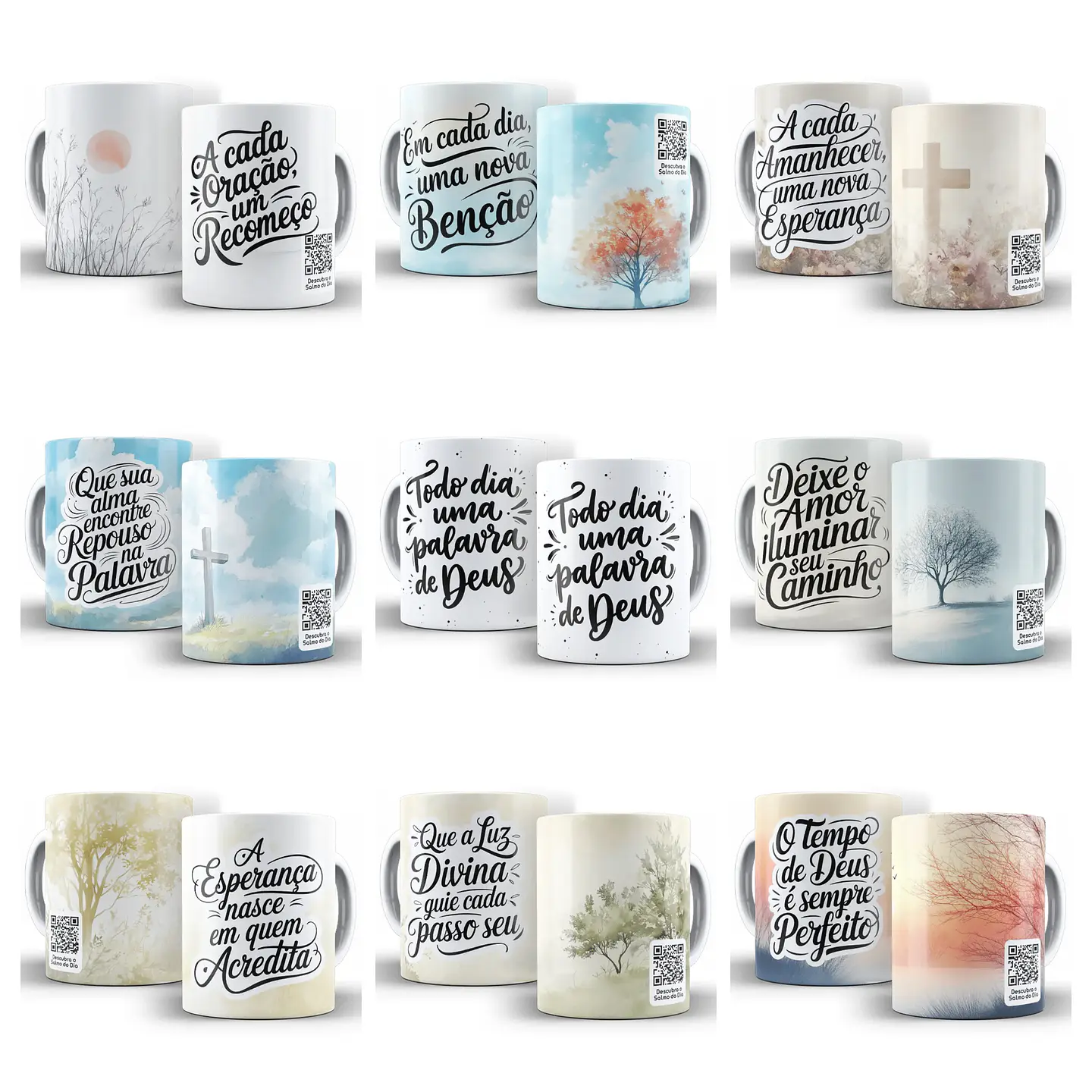 25 Artes para Caneca Salmo Do Dia Frases Arquivo Editável  2