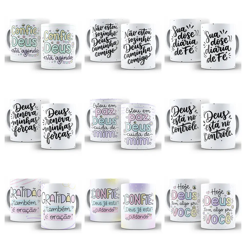 25 Artes para Caneca Salmo Do Dia Frases Arquivo Editável  3