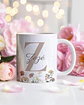 26 Artes para Caneca Alfabeto Feminino Flores Arquivo Editável  - Thumbnail 9