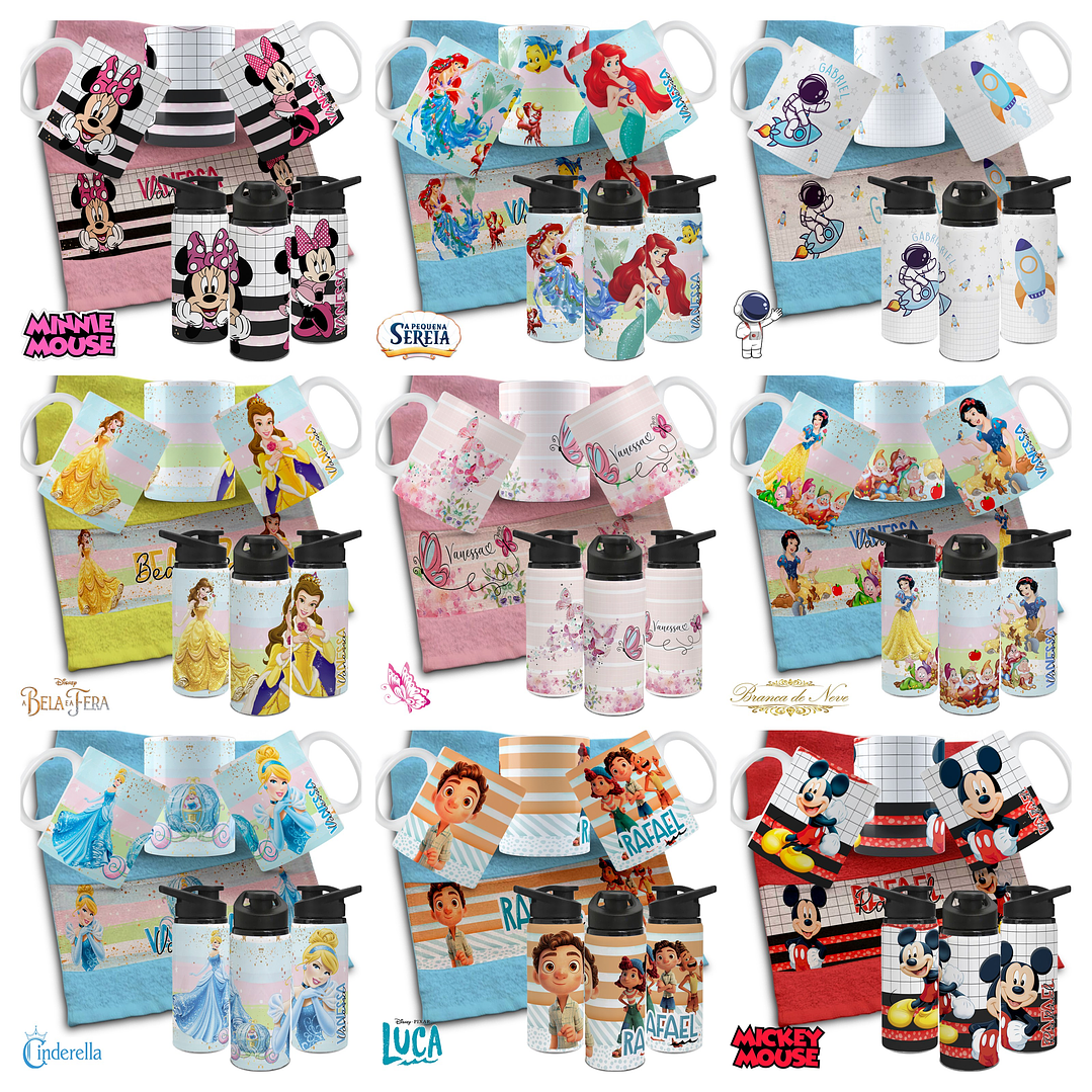 78 Artes para Caneca Toalhina e Squeeze Volta as aulas Arquivo Editável  3