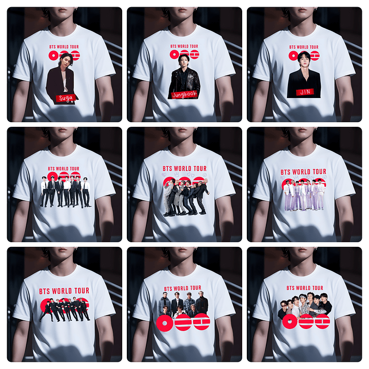 45 Artes para Caneca e Camisa BTS Arquivo em Png 3