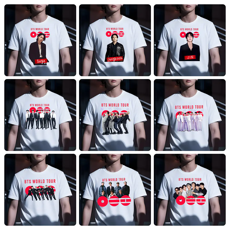 45 Artes para Caneca e Camisa BTS Arquivo em Png 3