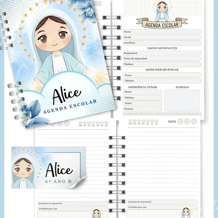 Arquivo agenda Escolar Catolica Santinhos Arquivo em Pdf  1