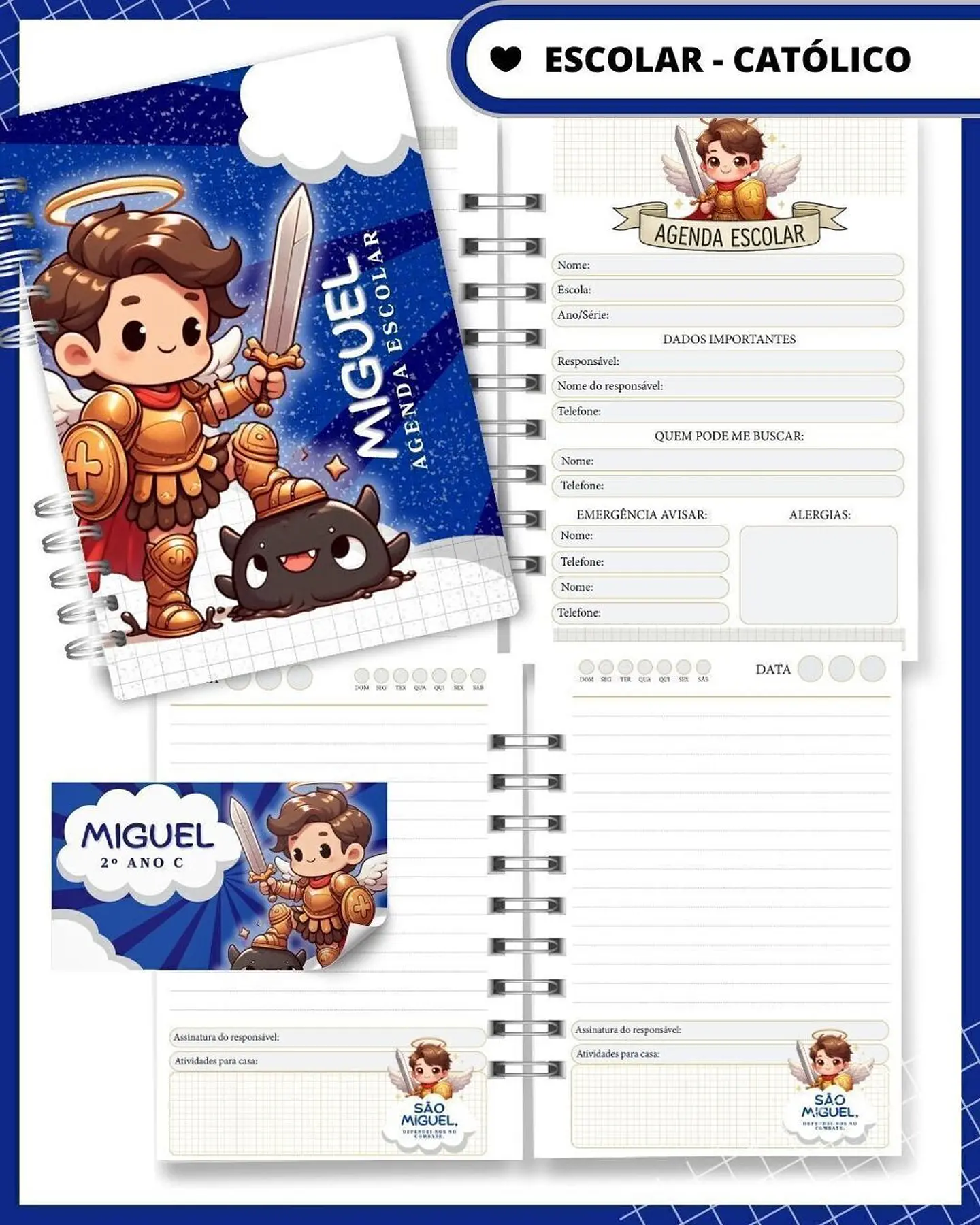 Arquivo agenda Escolar Catolica Santinhos Arquivo em Pdf  5