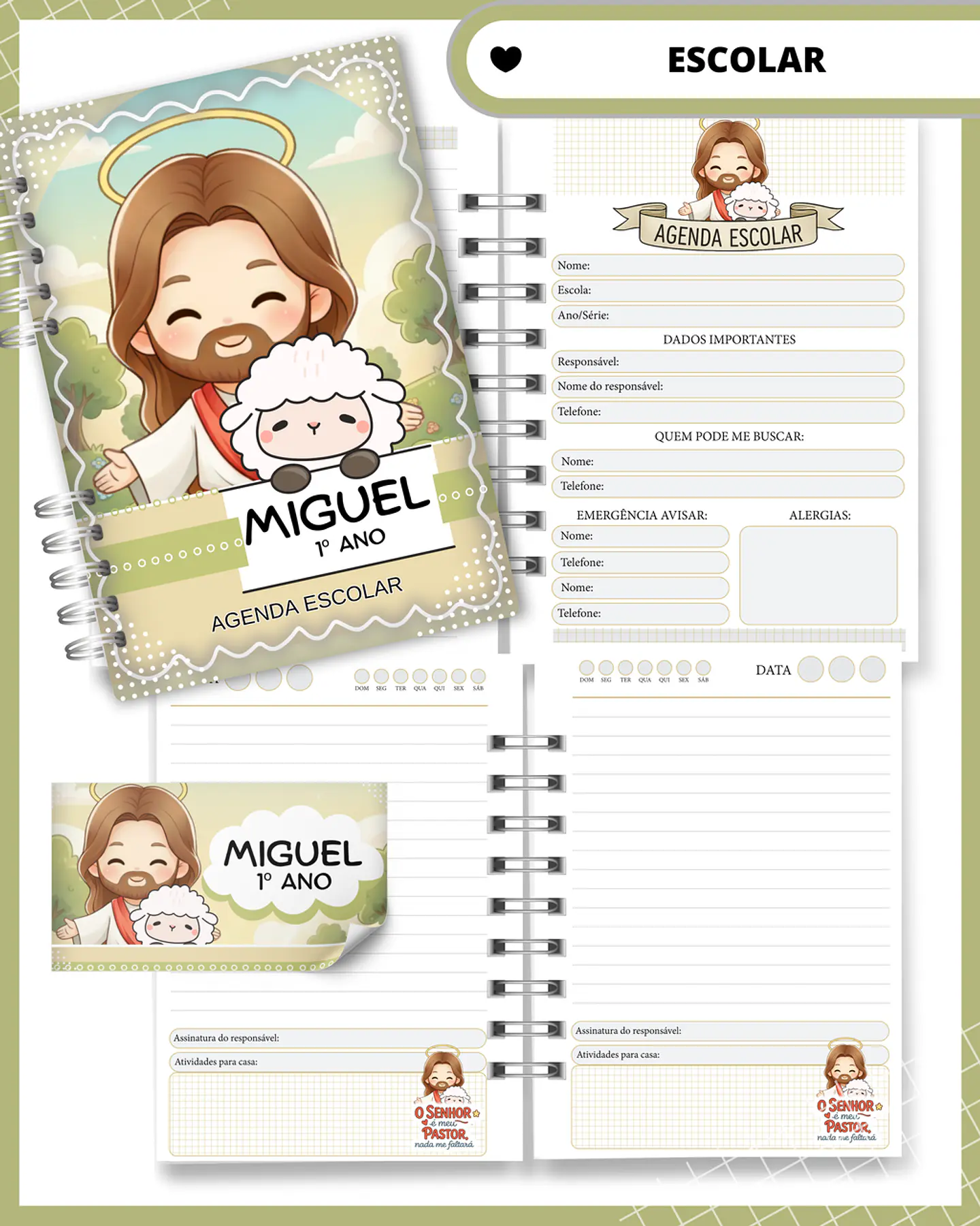 Arquivo agenda Escolar Catolica Santinhos Arquivo em Pdf  6