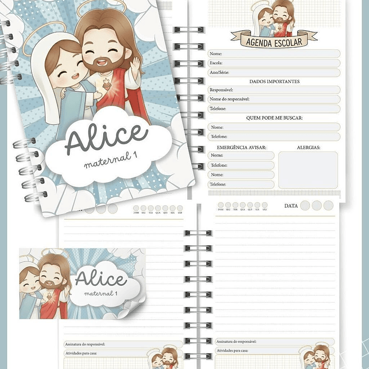 Arquivo agenda Escolar Catolica Santinhos Arquivo em Pdf  7