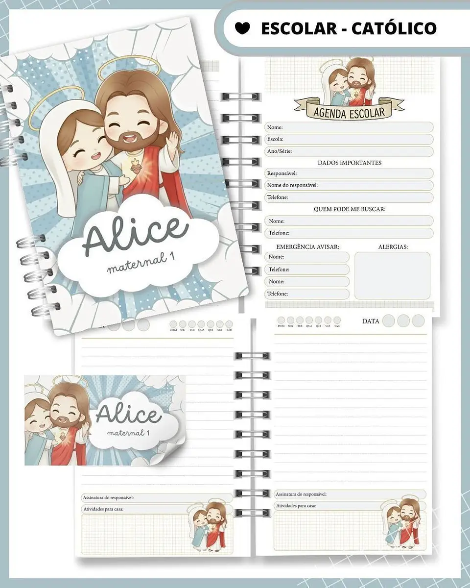 Arquivo agenda Escolar Catolica Santinhos Arquivo em Pdf  7