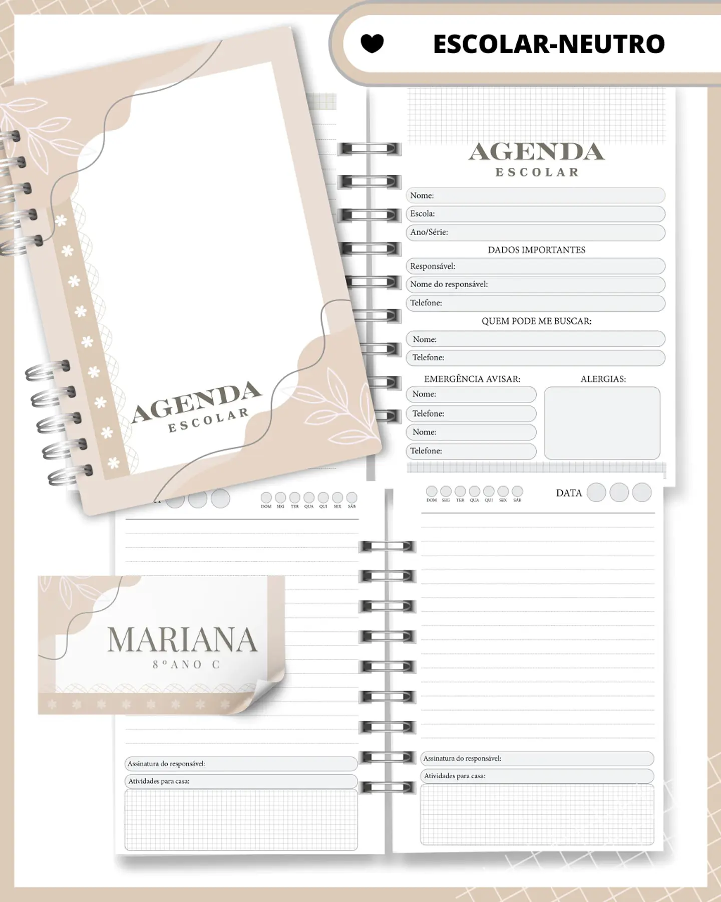 Arquivo agenda Escolar Catolica Santinhos Arquivo em Pdf  8