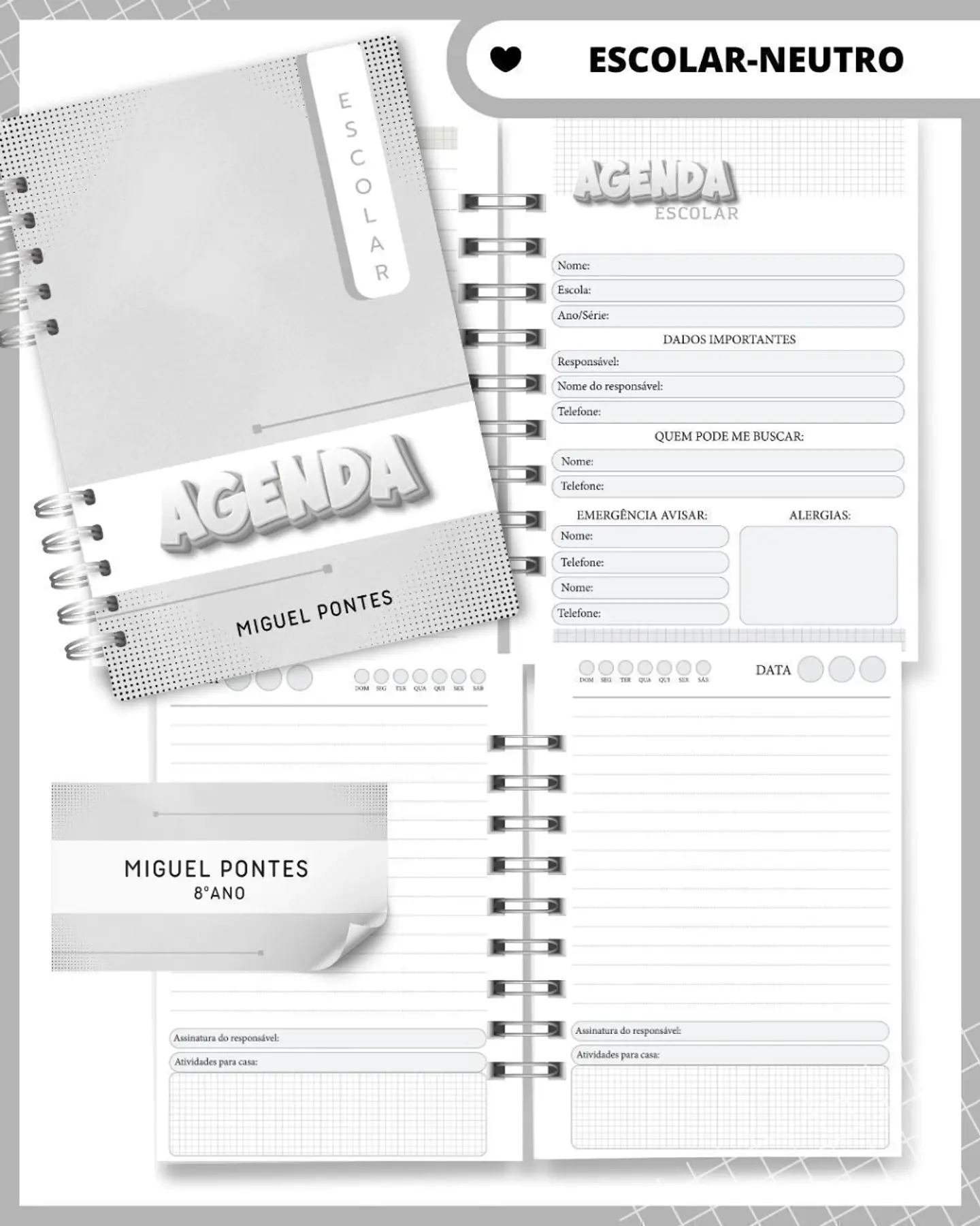 Arquivo agenda Escolar Catolica Santinhos Arquivo em Pdf  9