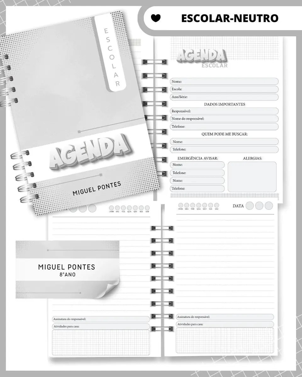 Arquivo agenda Escolar Catolica Santinhos Arquivo em Pdf  9