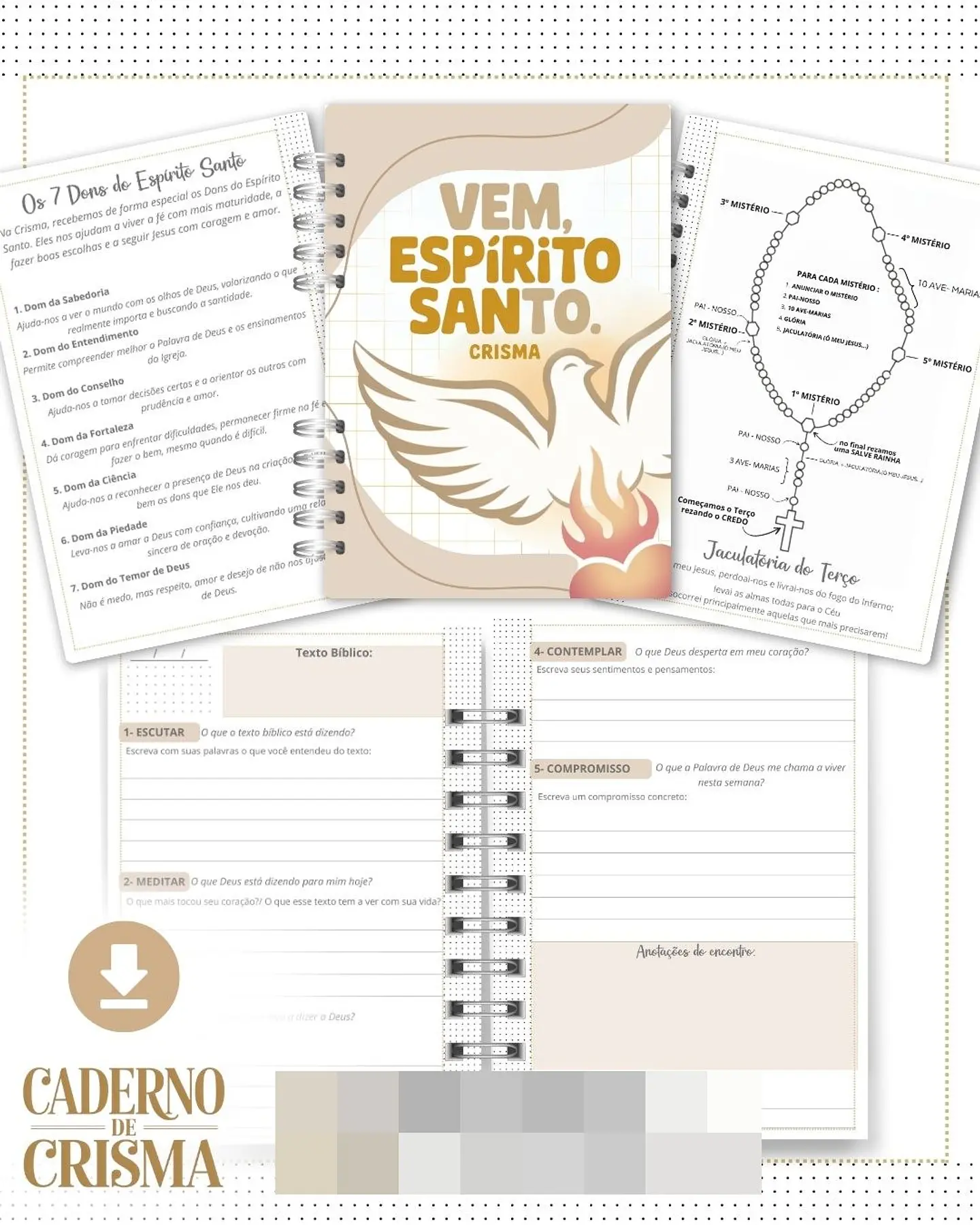 Arquivo Caderno Catequese e Crisma Arquivo em Pdf  2