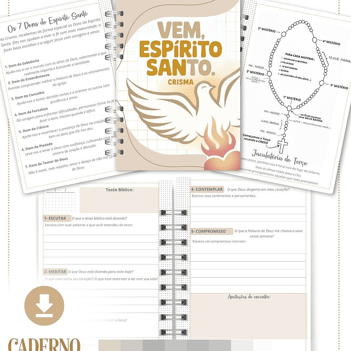 Arquivo Caderno Catequese e Crisma Arquivo em Pdf  2