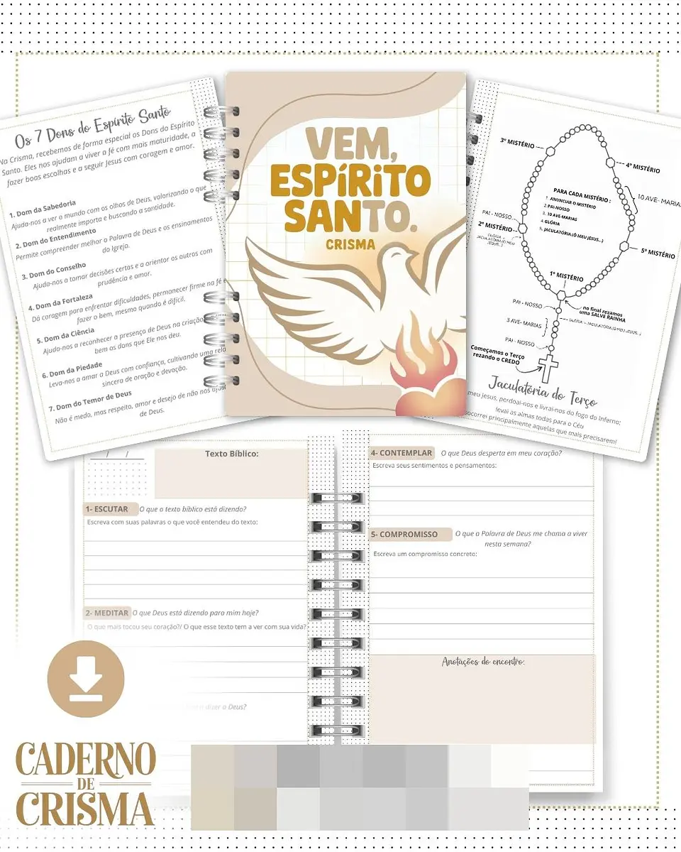 Arquivo Caderno Catequese e Crisma Arquivo em Pdf  2