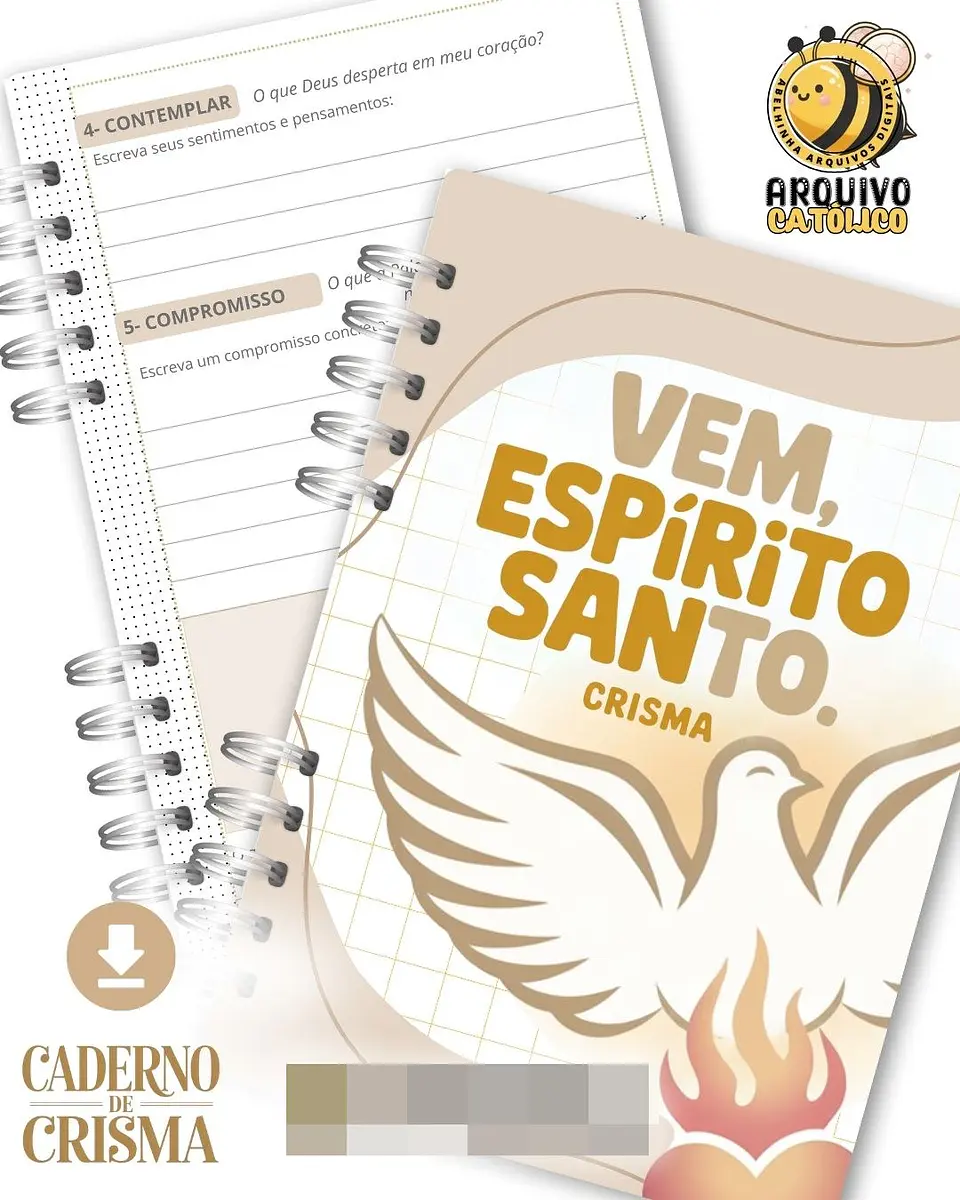 Arquivo Caderno Catequese e Crisma Arquivo em Pdf  3