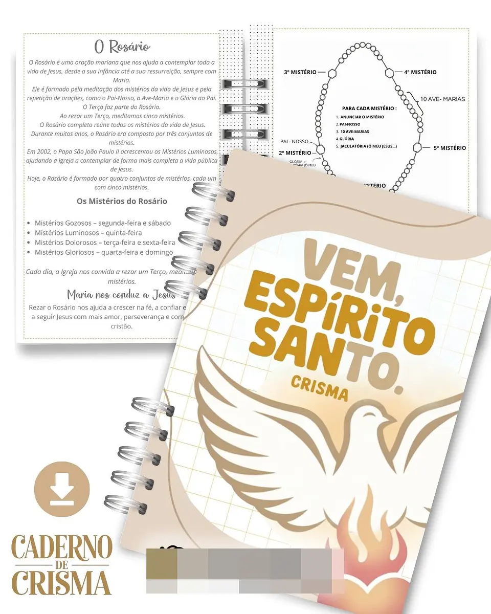 Arquivo Caderno Catequese e Crisma Arquivo em Pdf  4