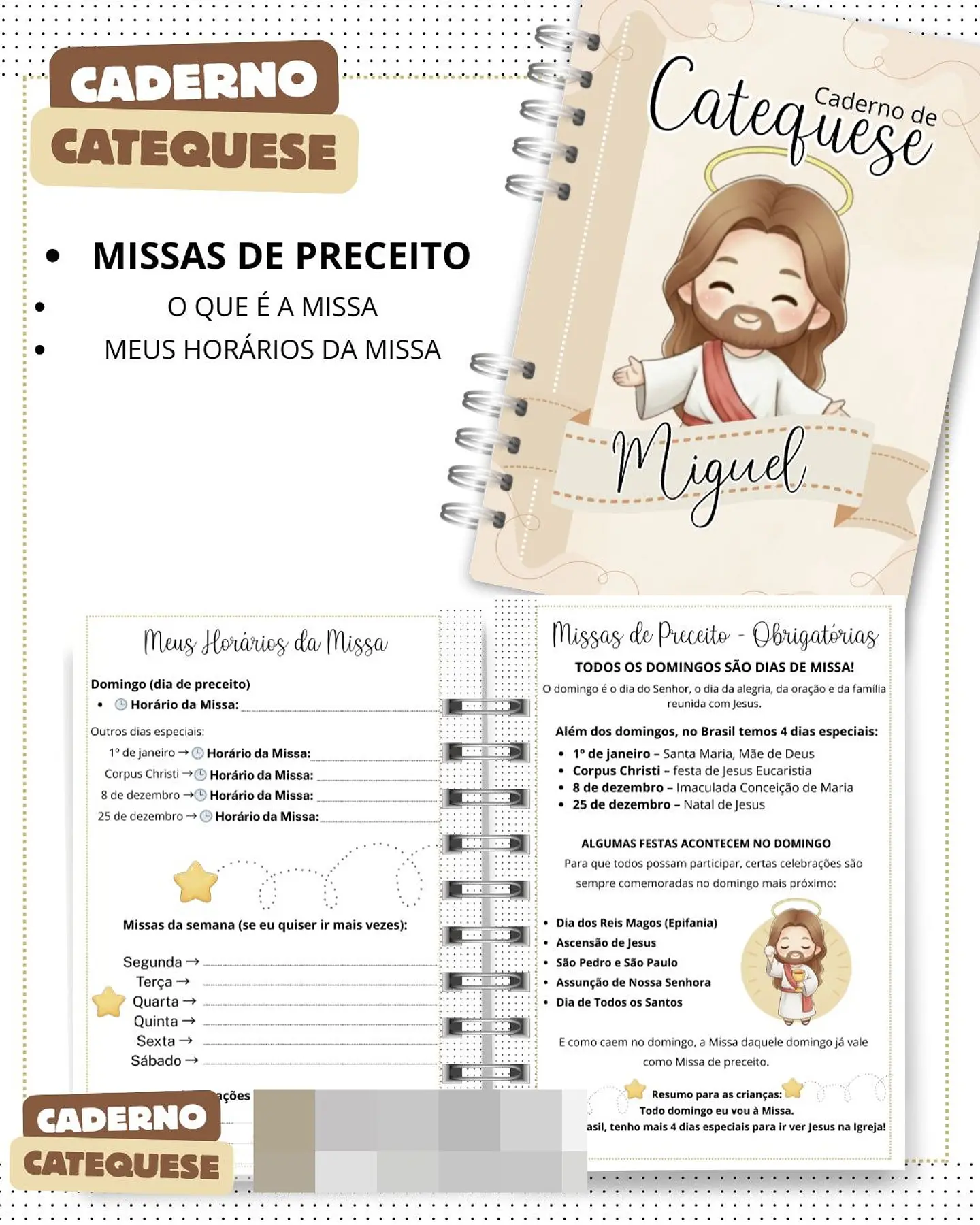 Arquivo Caderno Catequese e Crisma Arquivo em Pdf  8