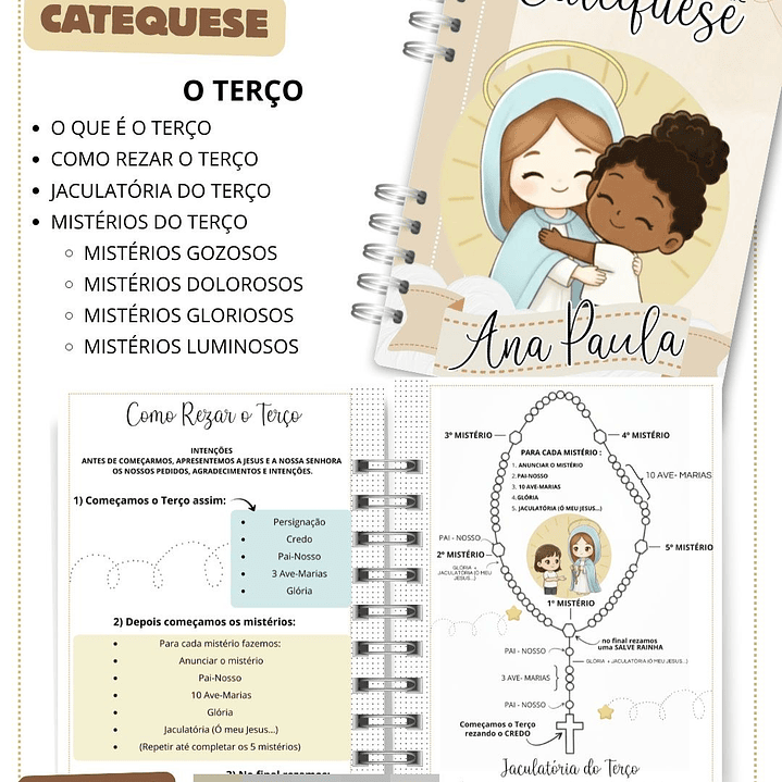 Arquivo Caderno Catequese e Crisma Arquivo em Pdf  9