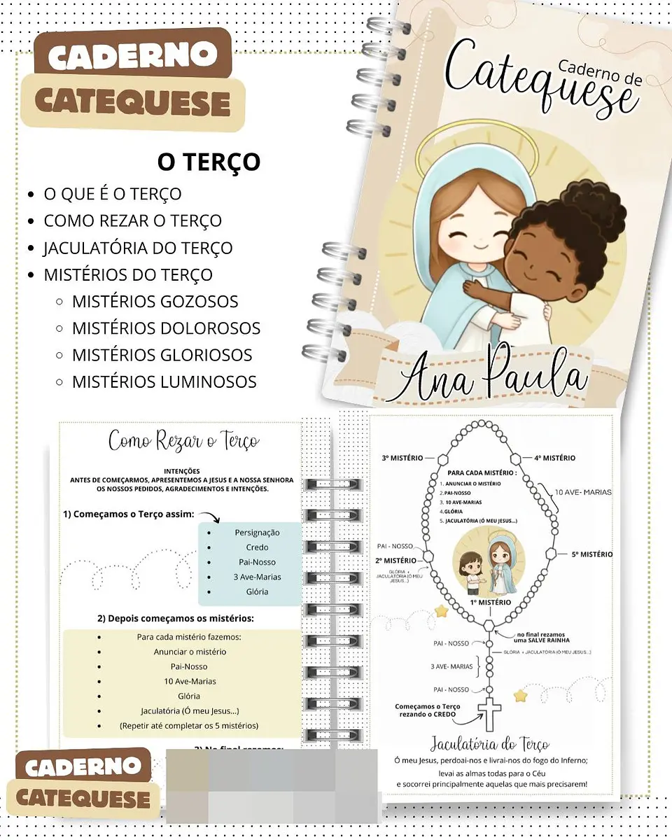 Arquivo Caderno Catequese e Crisma Arquivo em Pdf  9