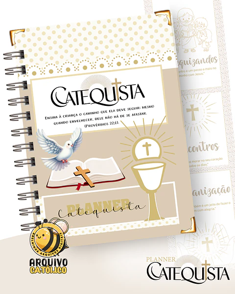 Arquivo Planner Catequista Catequese Arquivo em Pdf