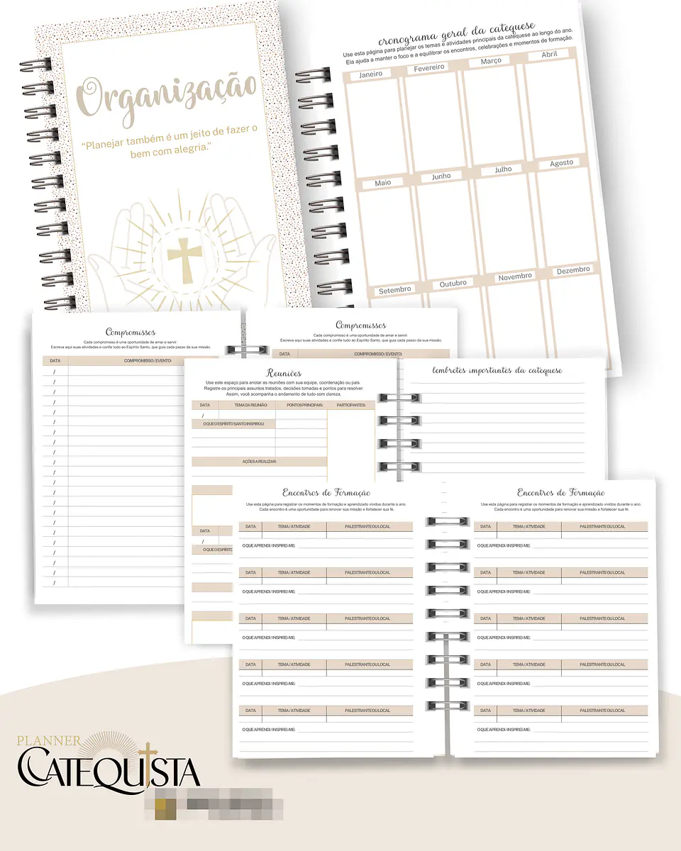 Arquivo Planner Catequista Catequese Arquivo em Pdf 2