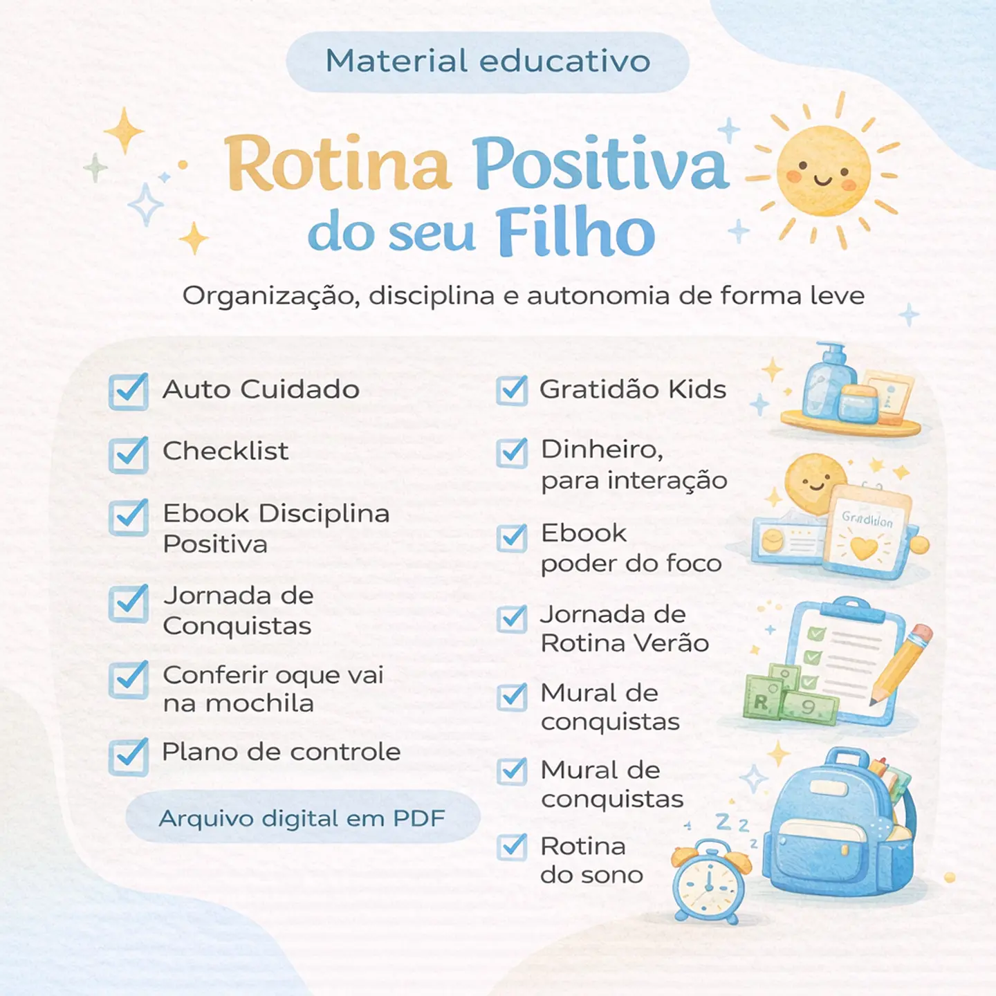 Arquivos para Rotina Positiva do seu Filho Arquivo em Pdf  1