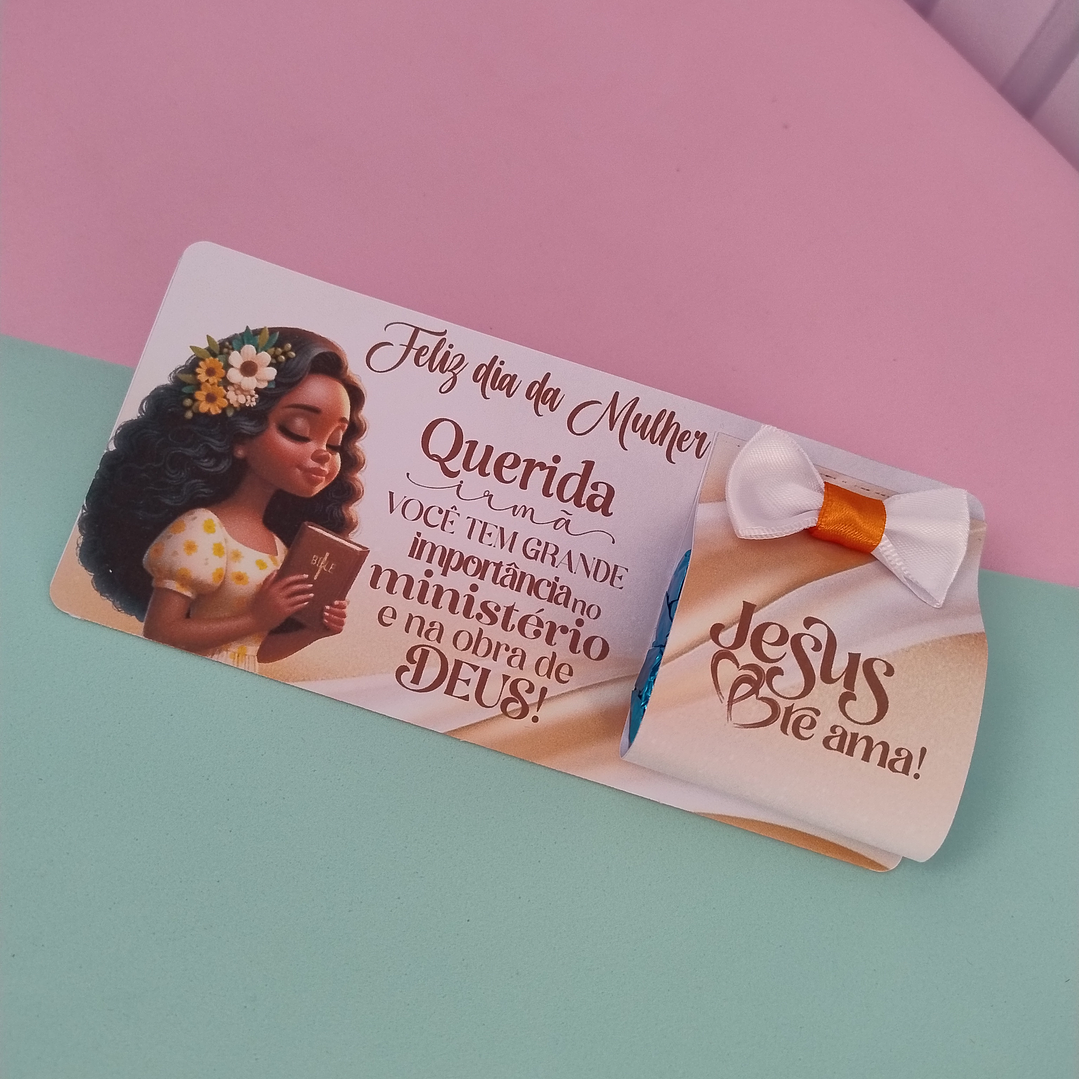 6 Artes para Card Dia da Mulher Cristã Arquivo em Pdf  3