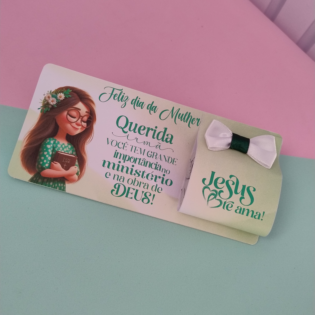 6 Artes para Card Dia da Mulher Cristã Arquivo em Pdf  7