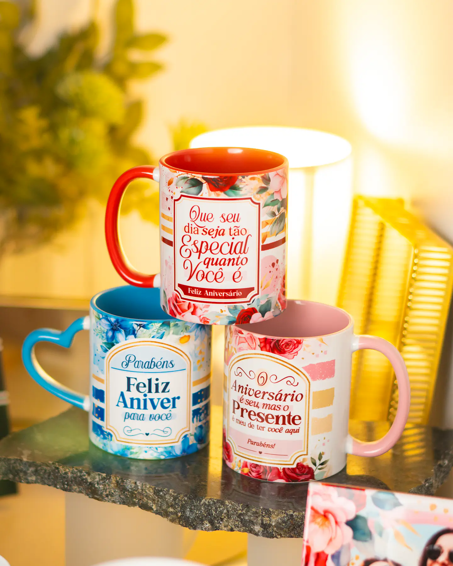 22 Artes para Caneca Feliz Aniversário Arquivo em Png 1