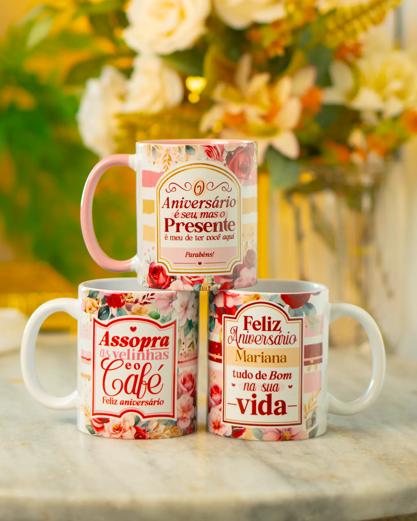 22 Artes para Caneca Feliz Aniversário Arquivo em Png 3