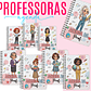 Arquivos Capas para Encadernação Professores Mascote Arquivo editável  - Thumbnail 1