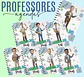 Arquivos Capas para Encadernação Professores Mascote Arquivo editável  - Thumbnail 2