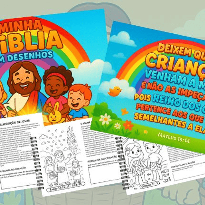 Arquivos Minha Bíblia em Desenhos Arquivo em Pdf  4