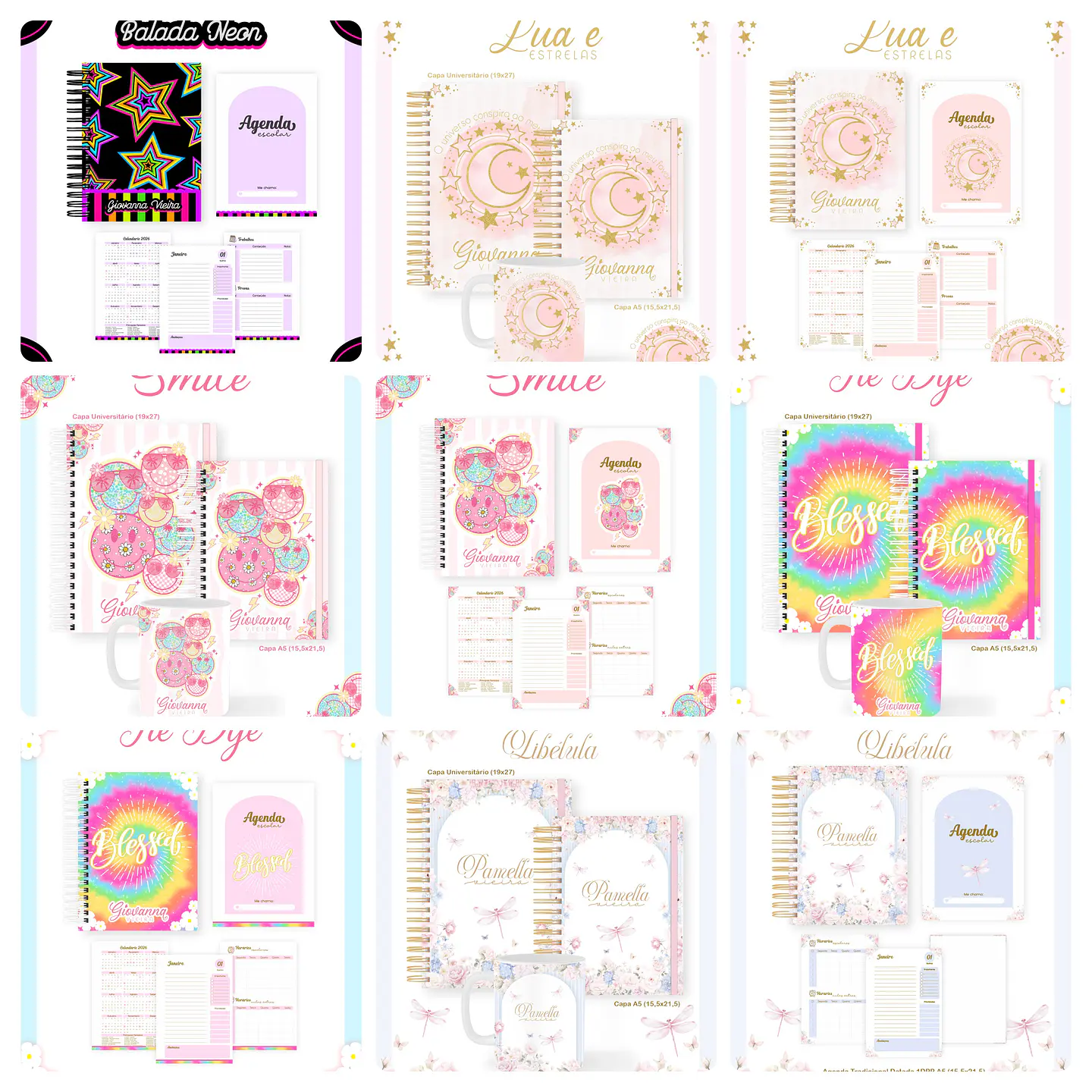 Arquivos para Encadernação Volta as Aulas Adulto e Teen Arquivo em Pdf 3