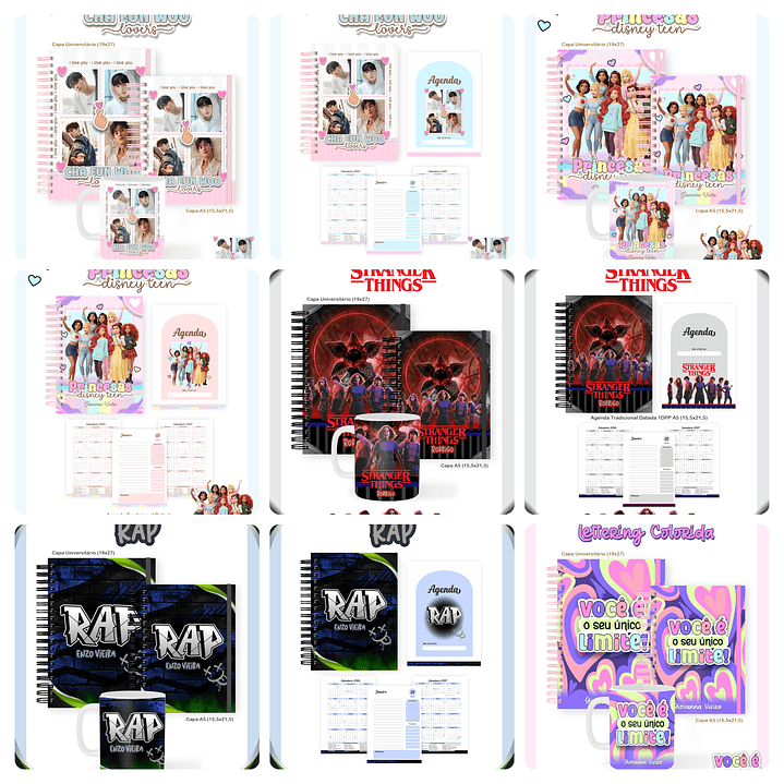 Arquivos para Encadernação Volta as Aulas Adulto e Teen Arquivo em Pdf 6