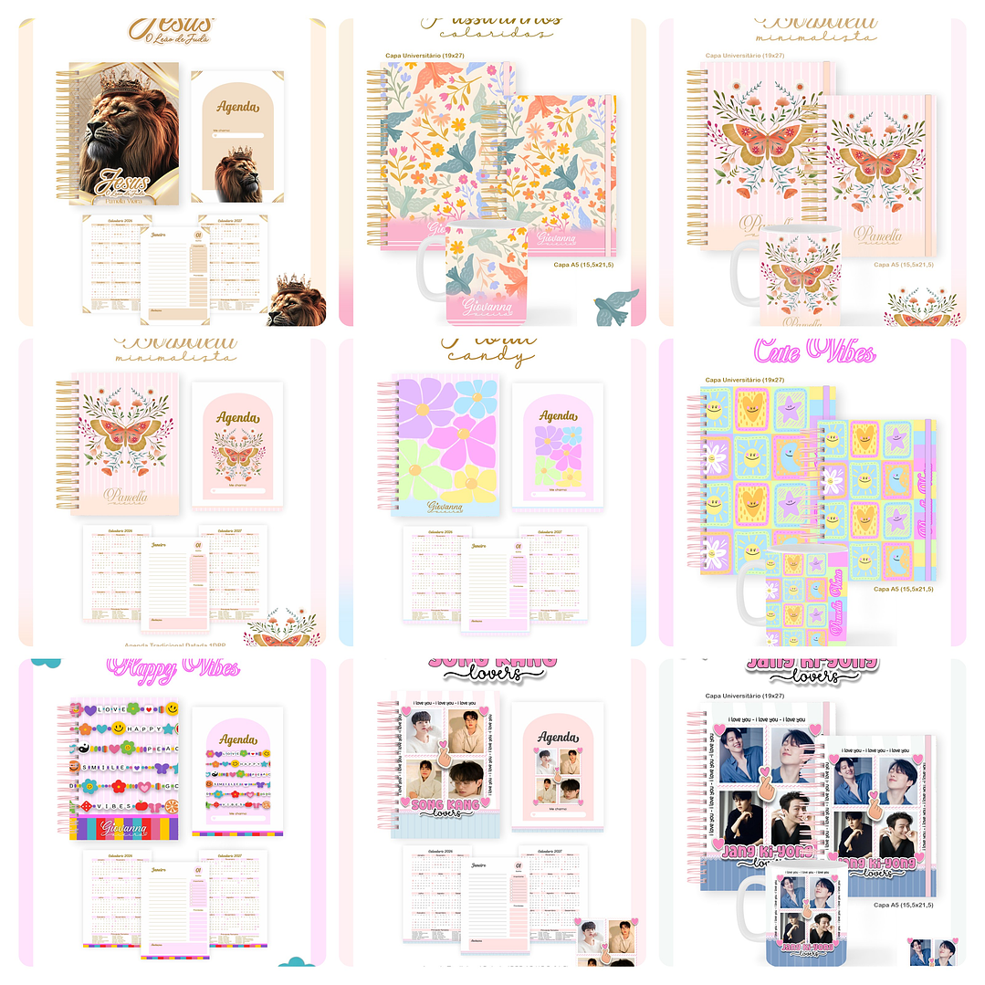 Arquivos para Encadernação Volta as Aulas Adulto e Teen Arquivo em Pdf 9