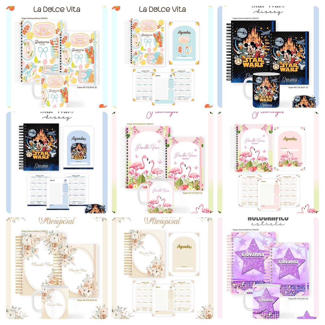 Arquivos para Encadernação Volta as Aulas Adulto e Teen Arquivo em Pdf 10