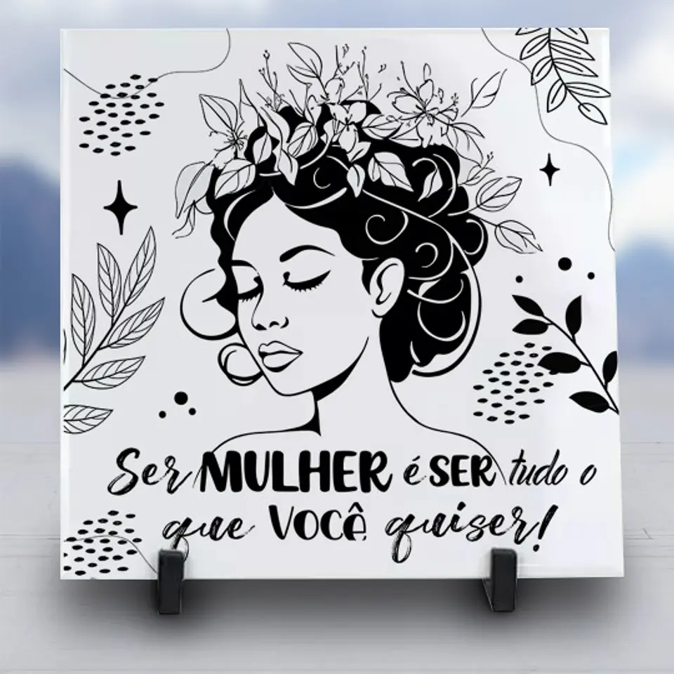 5 Artes para Azulejo Dia das Mulheres Arquivo Editável  3