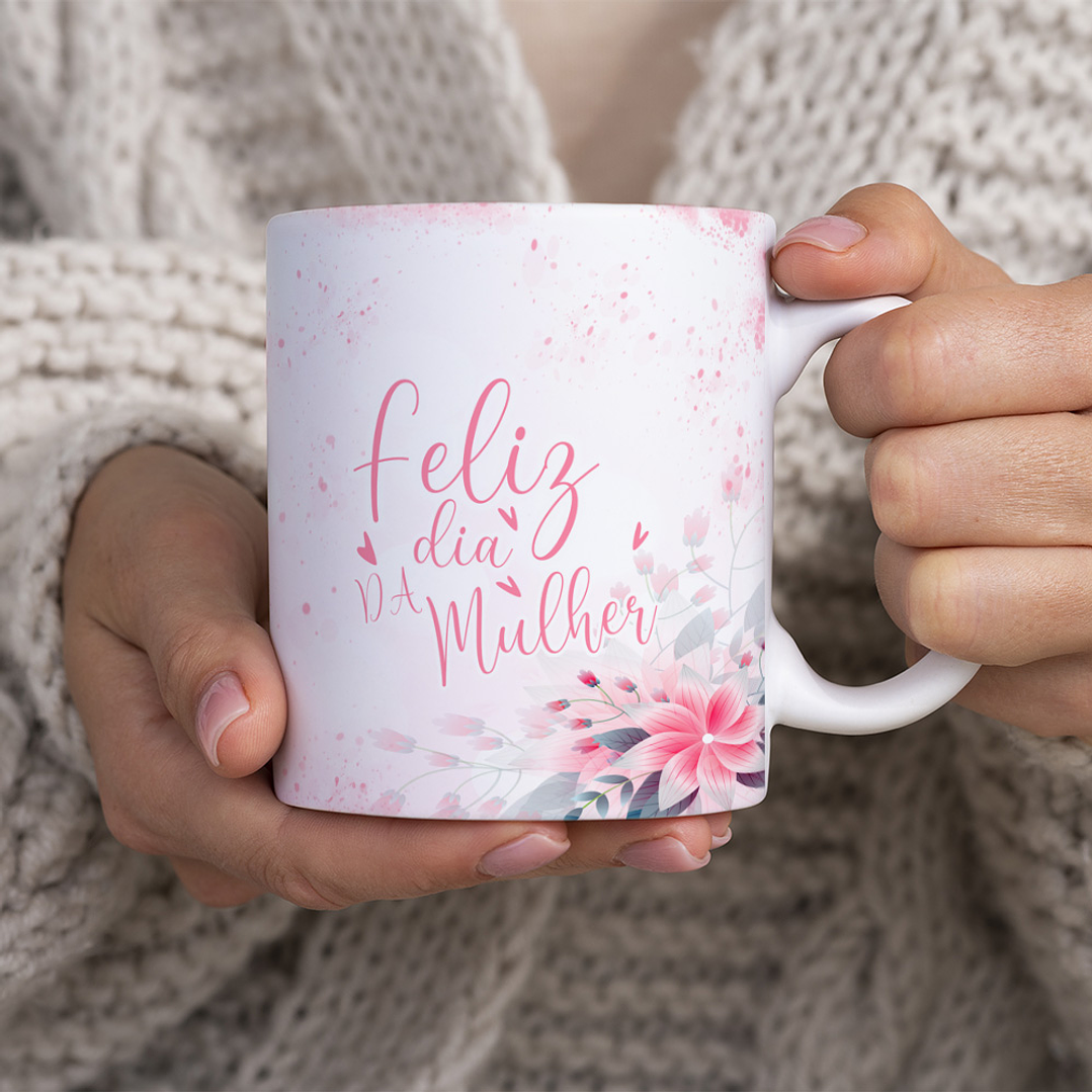 10 Artes para Caneca Dia das Mulheres Arquivo Editável 6