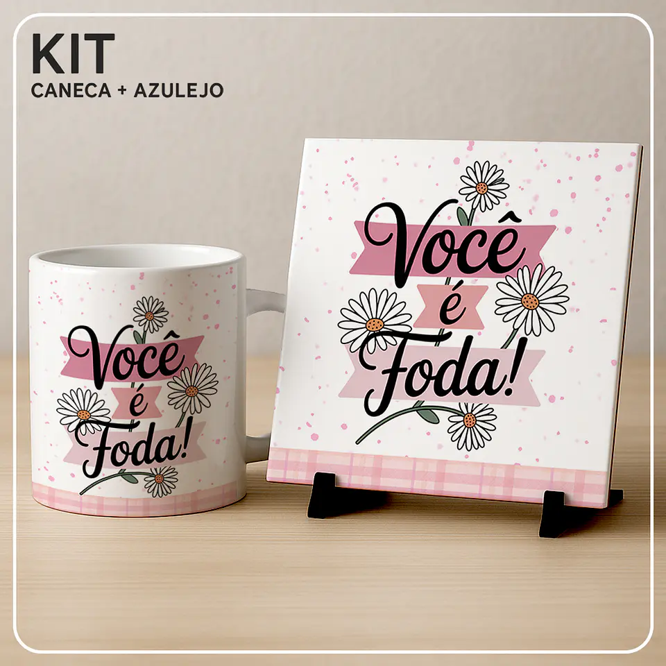 12 Artes para Caneca e Azulejo Dia das Mulheres Arquivo em Png  3