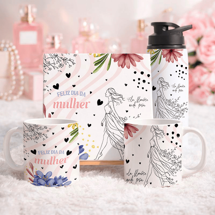 15 Artes para Azulejo Caneca e Squeeze Arquivo Editável  3