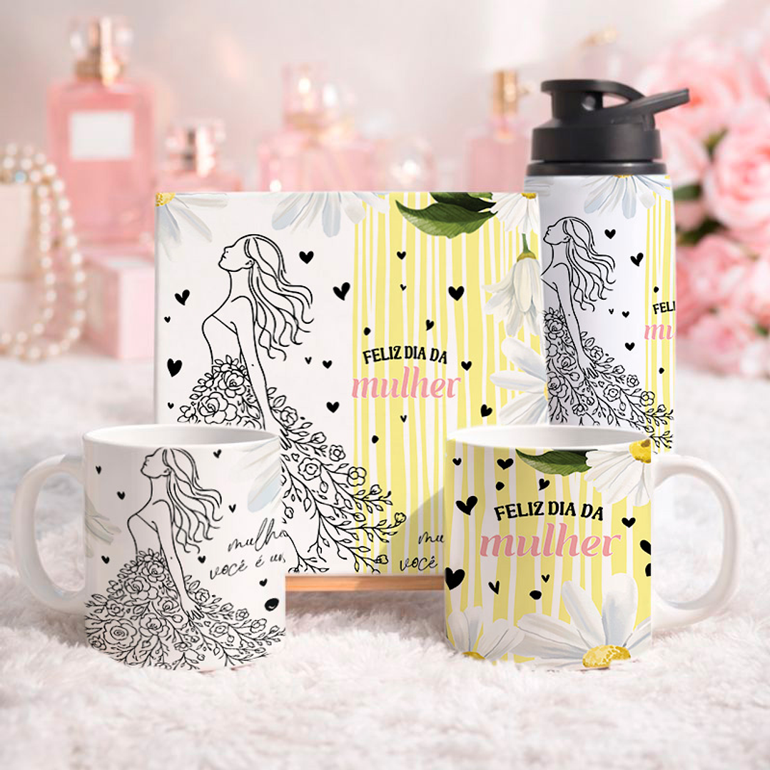 15 Artes para Azulejo Caneca e Squeeze Arquivo Editável  4